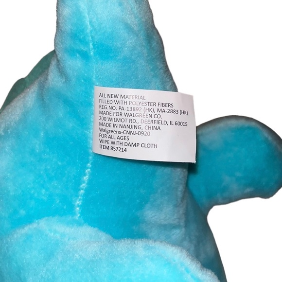 Toys Hug Me Plush Blue Teal Dino Plush Stuffed Animal Walgreens